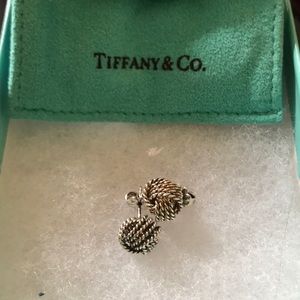 Tiffany Mesh Knot Earrings Sterling Silver